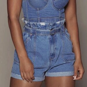 JLUXLABEL Denim Shorts